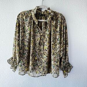 Zara Multicolor Patterned Blouse